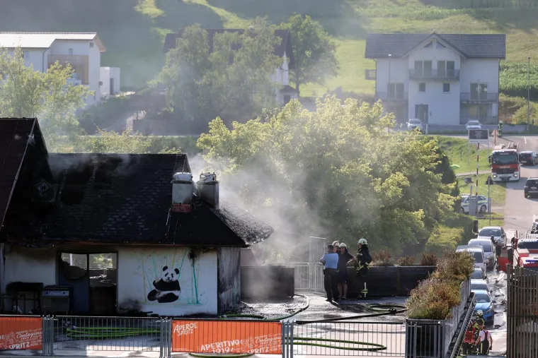 Pogledajte posljedice buktinje u slovenskim toplicama: Požar je progutao gornji kat objekta tik uz bazene