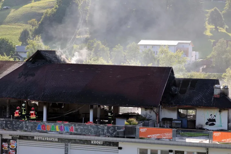 Pogledajte posljedice buktinje u slovenskim toplicama: Požar je progutao gornji kat objekta tik uz bazene