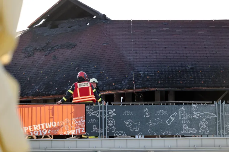 Pogledajte posljedice buktinje u slovenskim toplicama: Požar je progutao gornji kat objekta tik uz bazene
