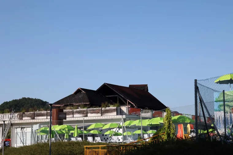 Pogledajte posljedice buktinje u slovenskim toplicama: Požar je progutao gornji kat objekta tik uz bazene