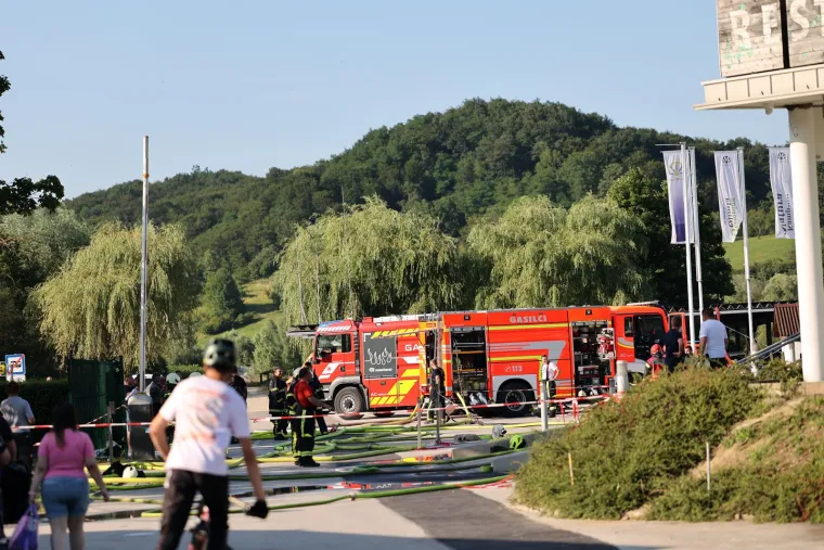Pogledajte posljedice buktinje u slovenskim toplicama: Požar je progutao gornji kat objekta tik uz bazene
