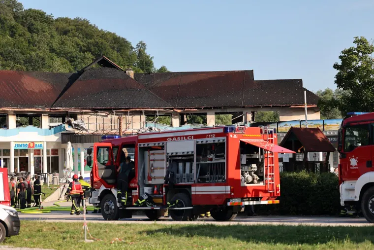 Pogledajte posljedice buktinje u slovenskim toplicama: Požar je progutao gornji kat objekta tik uz bazene