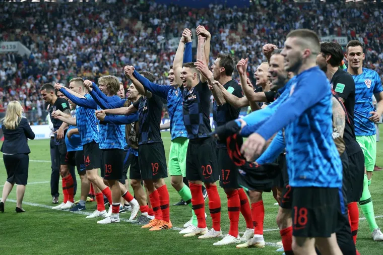 11.07.2018., stadion Luznjiki, Moskva, Rusija - Svjetsko nogometno prvenstvo 2018., polufinale, Hrvatska - Engleska. Hrvatska rezultatom 2:1 poslala Engleze kuci, u finalu ih ceka Francuska. Photo: Igor Kralj/PIXSELL