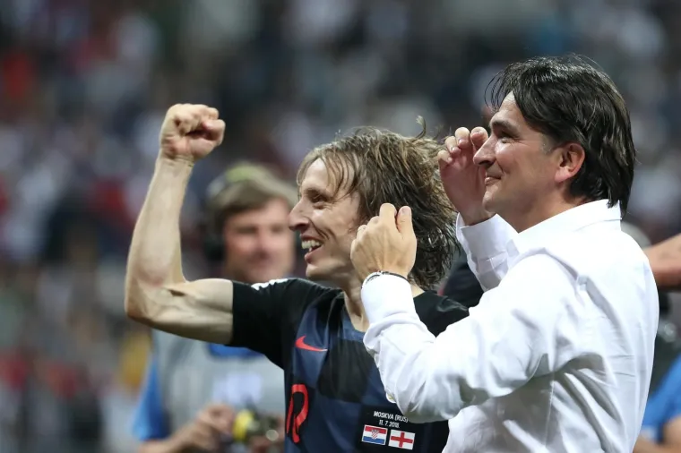 Kapetan Luka Modrić i izbornik Zlatko Dalić