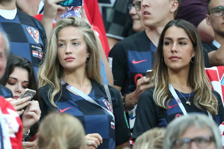 11.07.2018., stadion Luznjiki, Moskva, Rusija - Svjetsko nogometno prvenstvo 2018., polufinale, Hrvatska - Engleska. Izabel Kovacic, supruga Matea Kovacica. Photo: Igor Kralj/PIXSELL