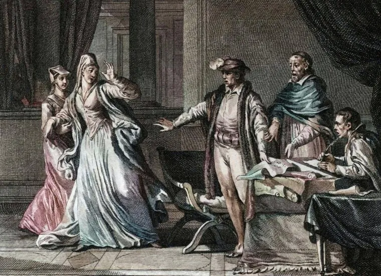 Crkva je svakako stavljala veliki naglasak na čednost i činjenicu da u brak treba ući nevin, posebno u slučaju žena. U teoriji, predbračni seksualni odnosi se nisu trebali dogoditi, ali stvarnost je bila potpuno drugačija.