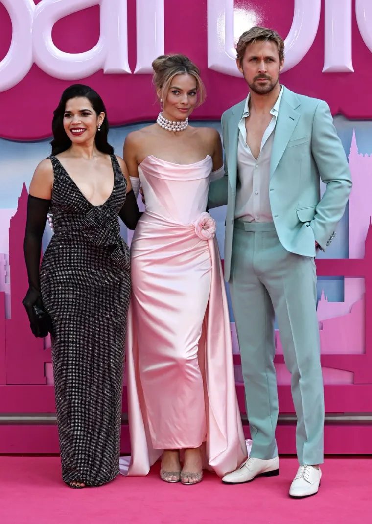 Ryan Gosling, America Ferrera i Margot Robbie