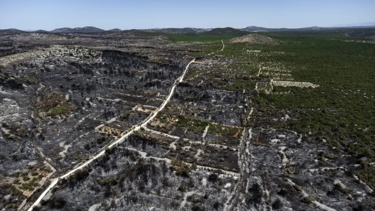 Sjećate se katastrofalnog požara u Raslini i Zatonu? Buknuo je na isti dan lani i skoro u istu minutu kao i požar u Greba&scaron;tici