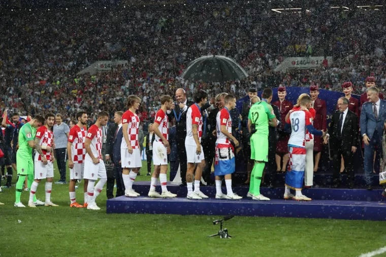 Hrvatski nogometaši bili su tužni i razočarani nakon poraza u finalu SP-a.
