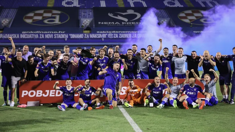 Ovako su igrači Dinama proslavili novi trofej