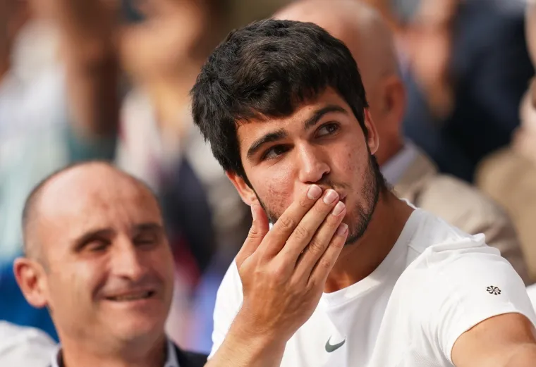 Pogledajte &scaron;to je Alcaraz napravio kada je pobijedio Novaka Đokovića, Kate Middleton mu uručila pehar