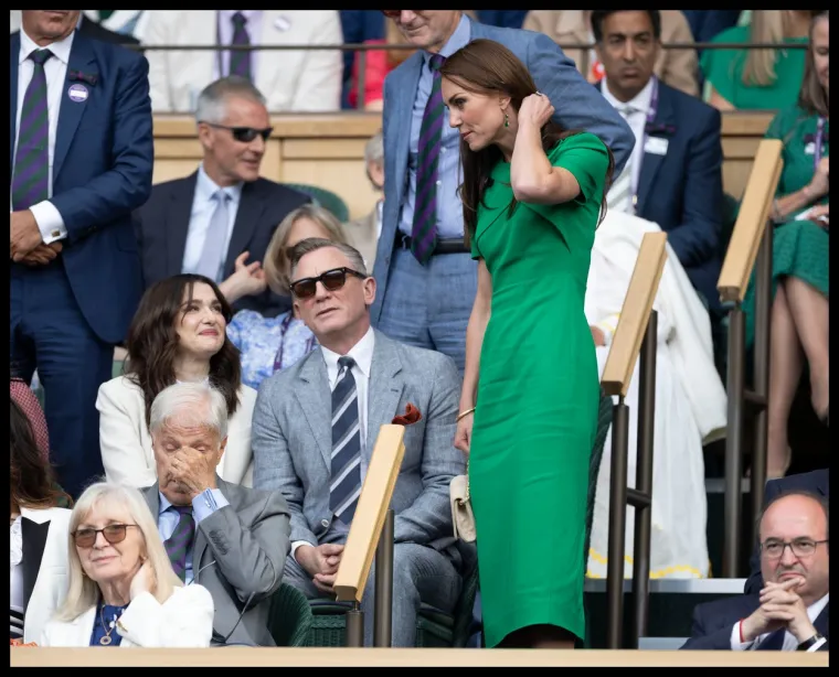 Kate Middleton, Rachel Weisz, Daniel Craig