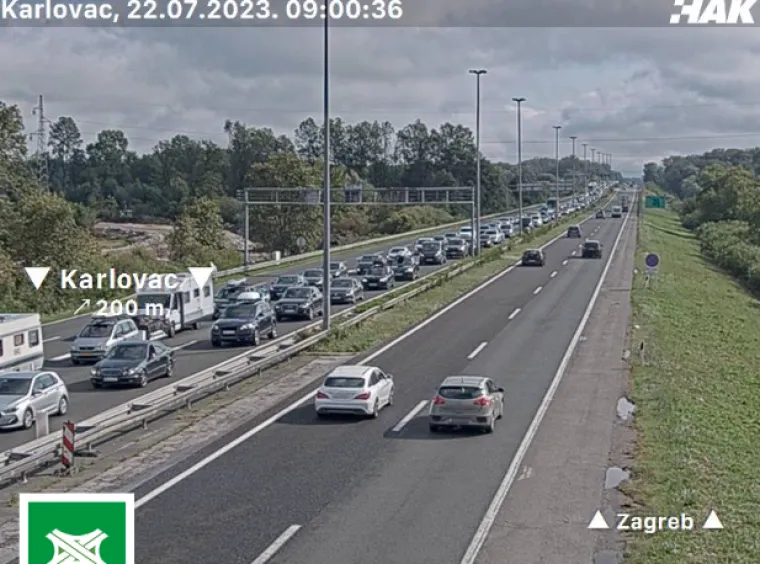 Ogromne gužve i ovog vikenda na putu prema moru: Pogledajte fotografije s HAK-ovih kamera