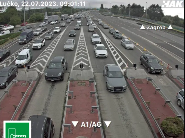 Ogromne gužve i ovog vikenda na putu prema moru: Pogledajte fotografije s HAK-ovih kamera