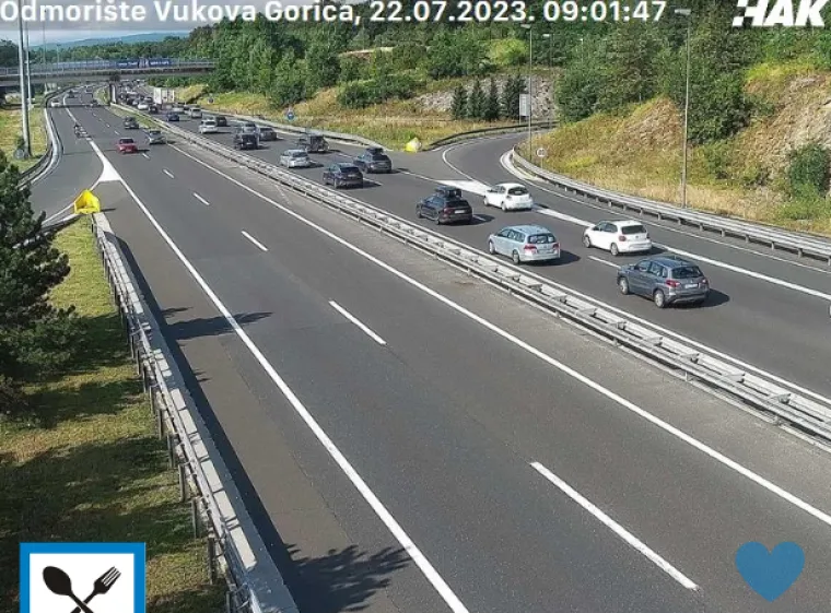 Ogromne gužve i ovog vikenda na putu prema moru: Pogledajte fotografije s HAK-ovih kamera