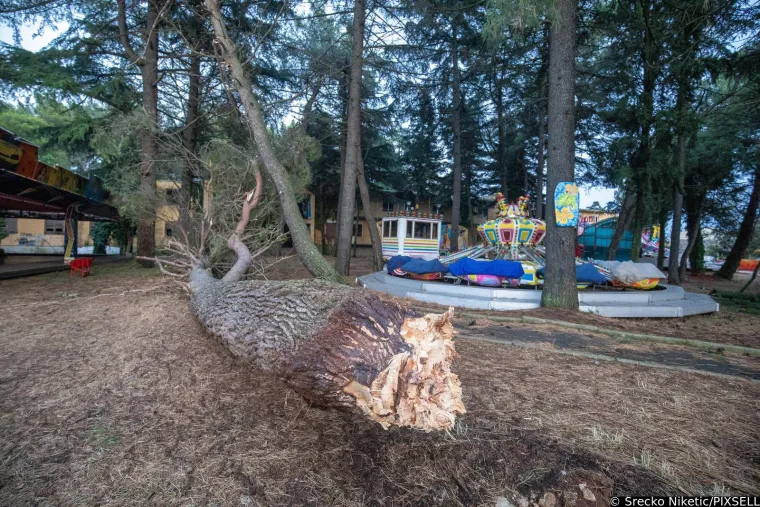Kamp Sirena kod Novigrada nakon razorne oluje izgleda poput scenografije za film strave i užasa: 'Bilo je opasno...'