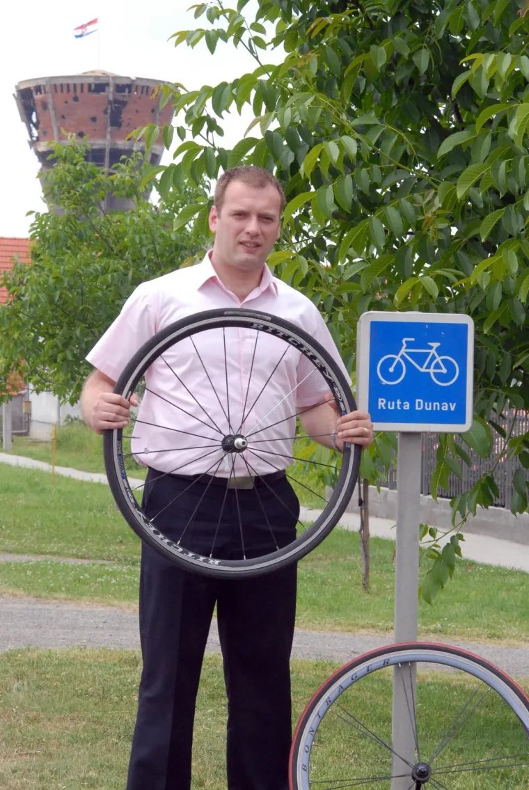 Mario Banožić autor projekta o međunarodnoj biciklističkoj ruti duž Dunava
