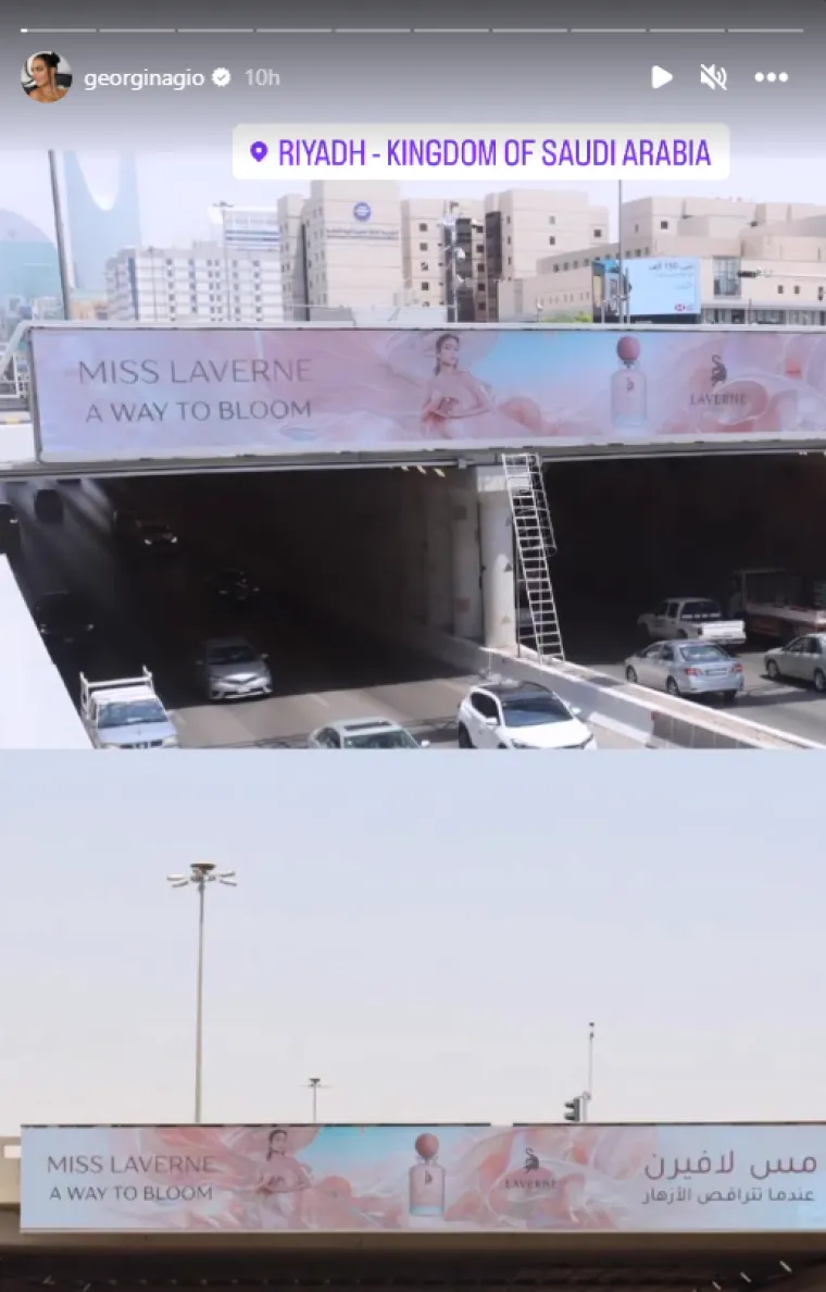 Georginina fotografija se pojavila na billboardu u Rijadu: Saudijci izvan sebe od bijesa, žele je istog trena ukloniti