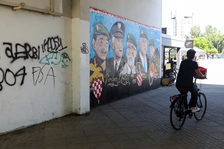 Mural s pripadnicima ratnih postrojbi HV-e u Velikoj Gorici digao prašinu: Neki traže da se ukloni ili prefarba