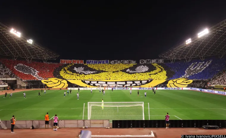 Torcida priredila koreografiju po uzoru na popularnu igricu, a pogledajte gdje su se to smjestili neki navijači Hajduka