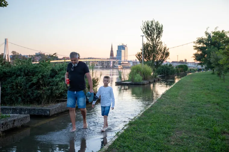 Drava se prelila na osječku šetnicu, ali veći problemi se ne očekuju