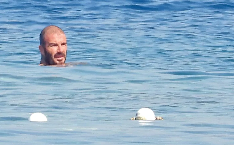 Beckhamovi uhvaćeni u moru kraj Lopuda. David u dru&scaron;tvu mezimice Harper i sina Cruza