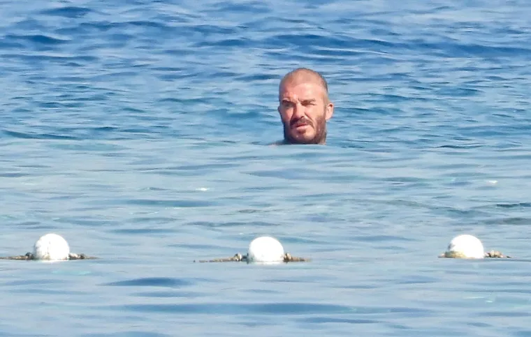 Beckhamovi uhvaćeni u moru kraj Lopuda. David u dru&scaron;tvu mezimice Harper i sina Cruza