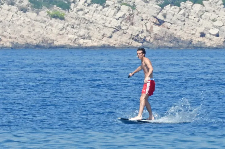 Beckhamovi uhvaćeni u moru kraj Lopuda. David u dru&scaron;tvu mezimice Harper i sina Cruza