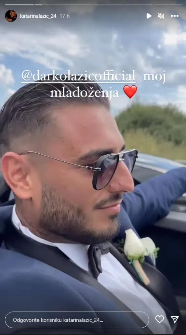 Cure detalji sa svadbe Darka Lazića: Vozili se u 'pili' vrijednoj milijun eura, rezali tortu na sedam katova, a došao im je i Petar Grašo