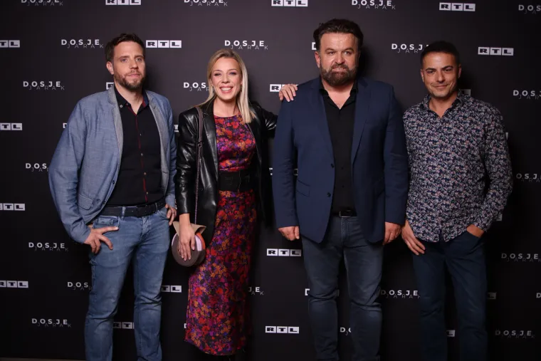 Koautor i scenarist Dario Todorović, urednica i voditeljica Damira Gregoret, Andrija Jarak i voditelj i novinar RTL-a Danas Adrian De Vrgna