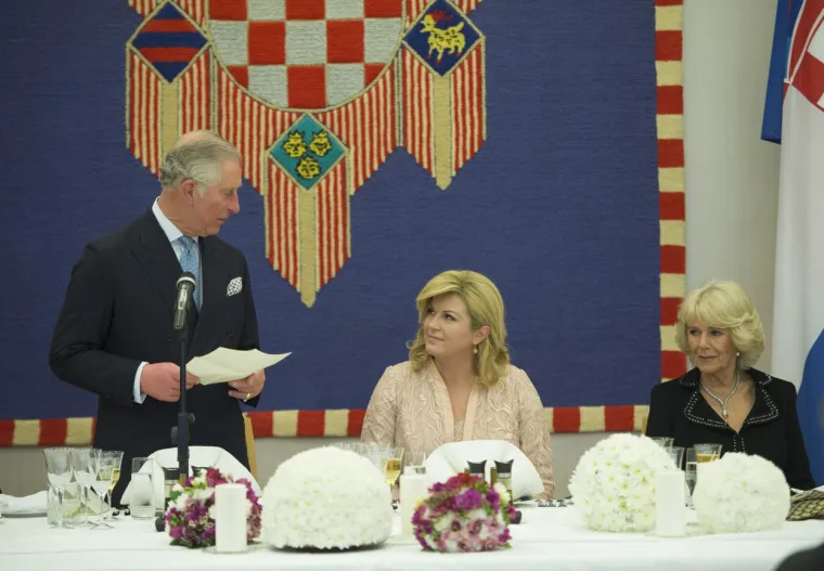 Princ Charles, predsjednica Kolinda Grabar-Kitarović i Camilla vojvotkinja od Cornwalla, 2016.
