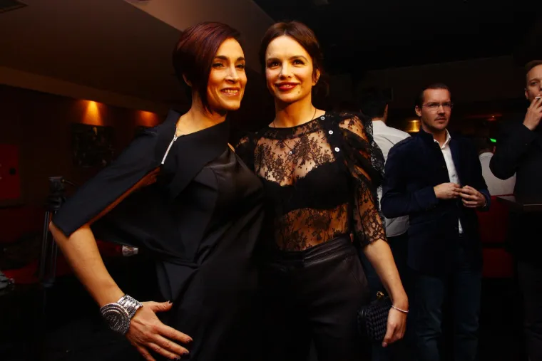 Ivana Banfić i Severina na promociji