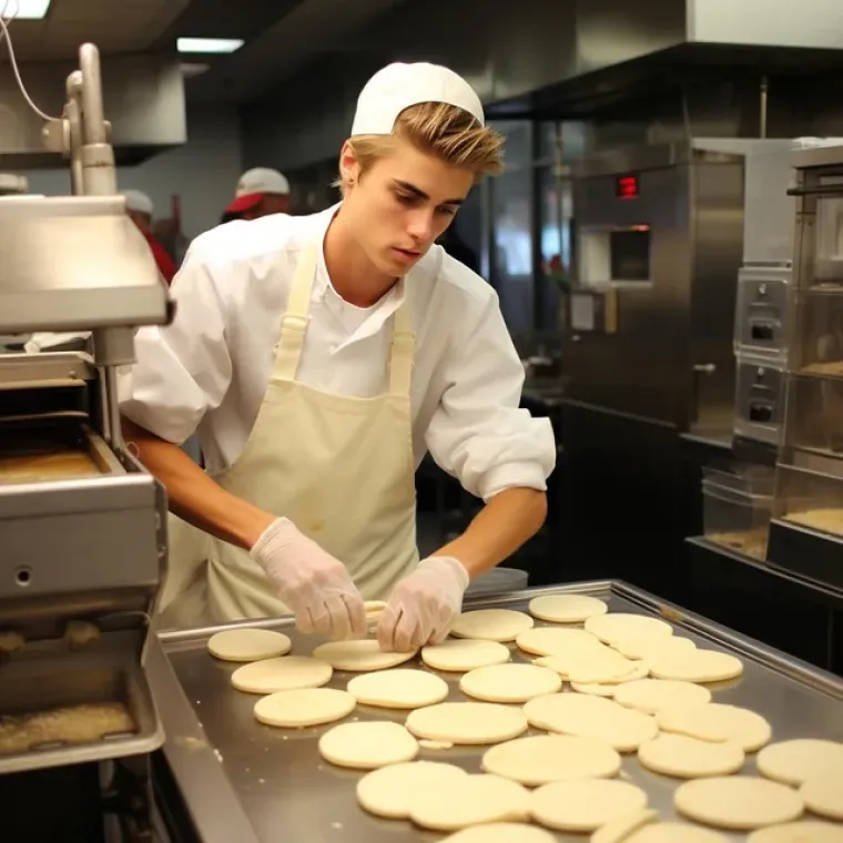 Justin Bieber kao pekar