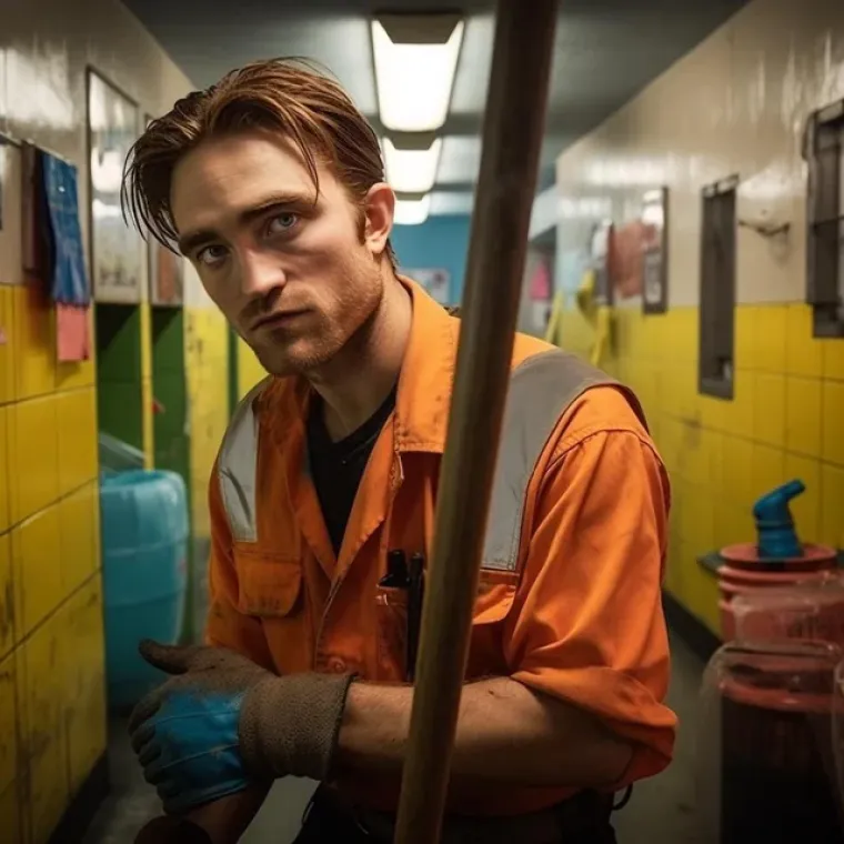 Robert Pattison kao čistač