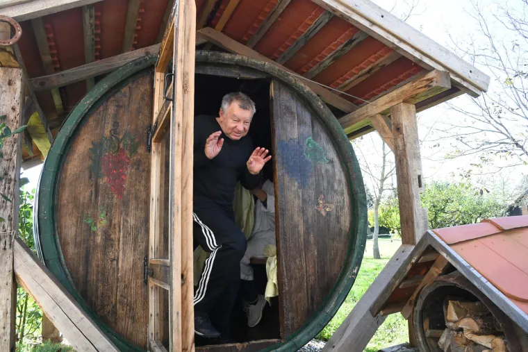 bačva-sauna u Hrvatskom Zagorju