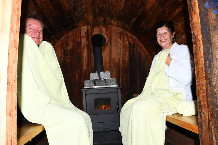 bačva-sauna u Hrvatskom Zagorju