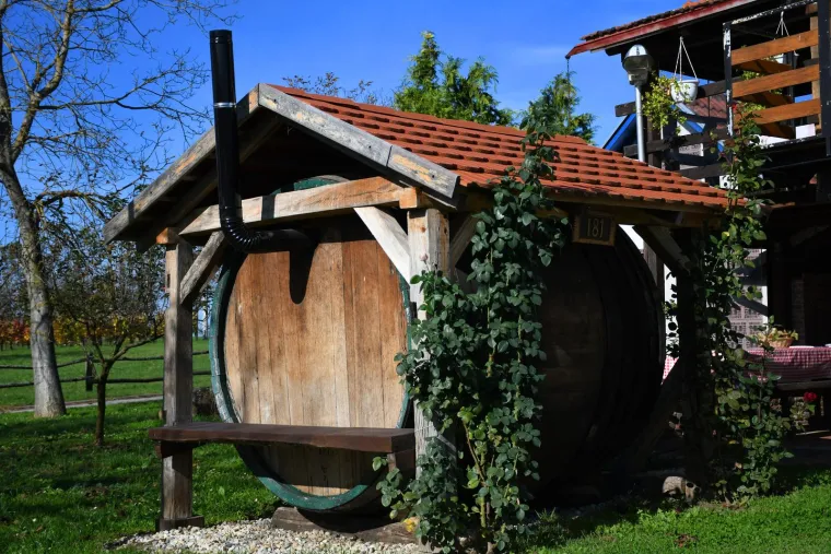 bačva-sauna u Hrvatskom Zagorju