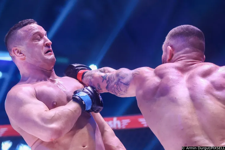 Pogledajte spektakularne kadrove glavne borbe večeri između Spahovića i Fabjana