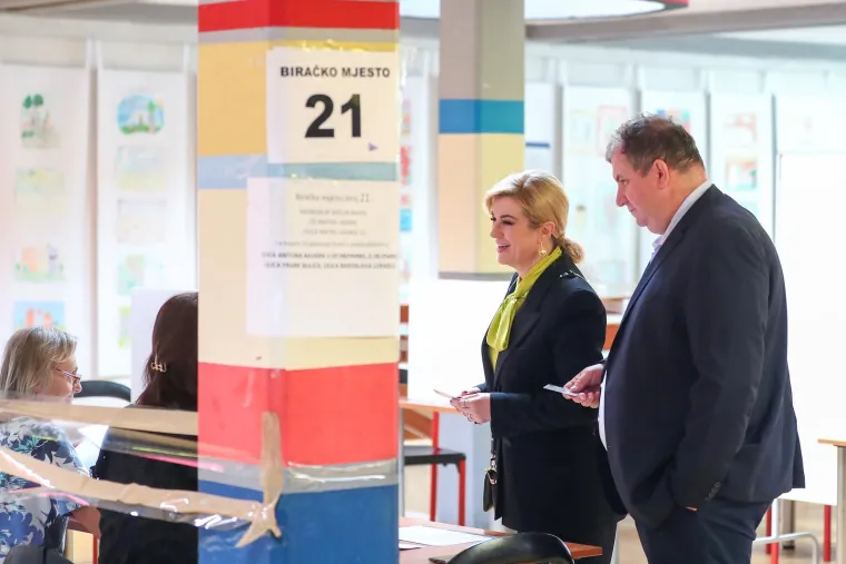 Kolinda Grabar Kitarović sa suprugom Jakovom