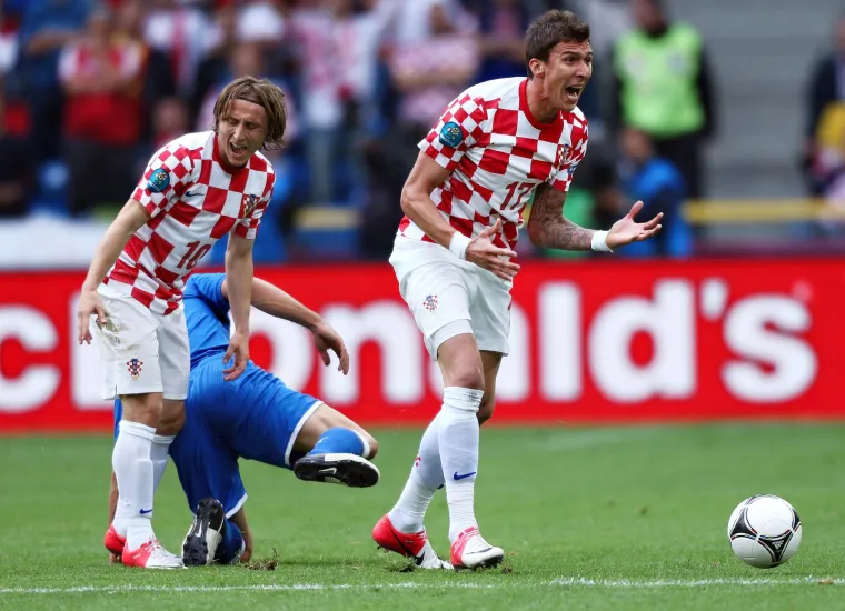  Luka Modrić, Mario Mandžukić