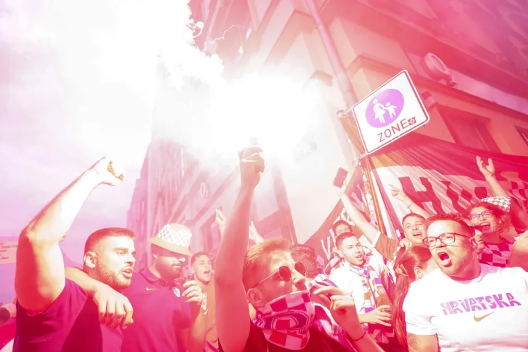 Tako to rade Hrvati i njihovo srce vatreno: Pogledajte kako su 'zapalili' Leipzig