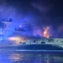 U noći gorjela jahta vrijedna 3 milijuna eura, brzom reakcijom građana i vatrogasaca spriječena još veća tragedija