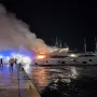 U noći gorjela jahta vrijedna 3 milijuna eura, brzom reakcijom građana i vatrogasaca spriječena još veća tragedija