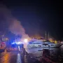 U noći gorjela jahta vrijedna 3 milijuna eura, brzom reakcijom građana i vatrogasaca spriječena još veća tragedija