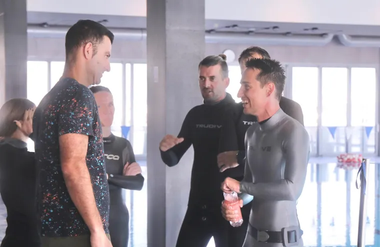 Hrvatski ronilac Boris Milo&scaron;ić prehodao pod vodom čak 112 metara!