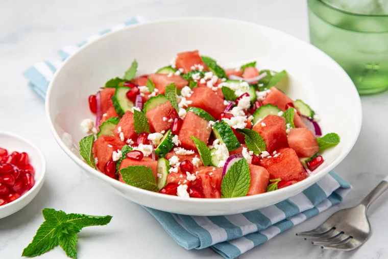 Salata od lubenice s fetom i mentom