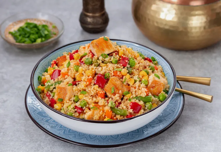 Kus kus s piletinom i povrćem