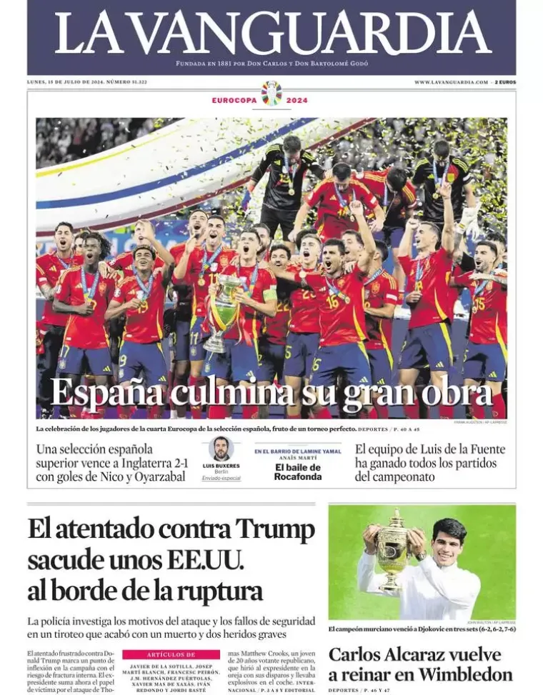 Ovako dan nakon finala Eura izgledaju naslovnice španjolskih i engleskih novina