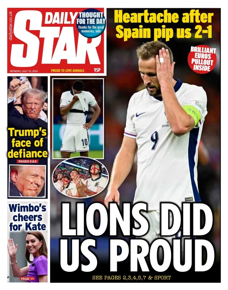 Ovako dan nakon finala Eura izgledaju naslovnice španjolskih i engleskih novina