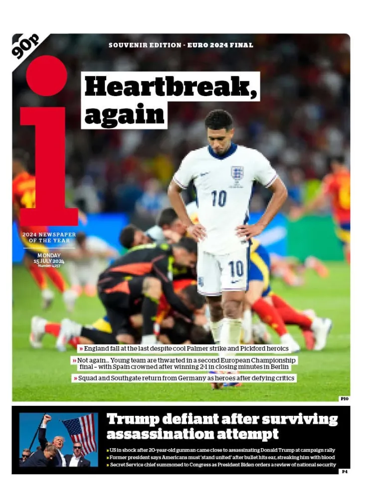 Ovako dan nakon finala Eura izgledaju naslovnice španjolskih i engleskih novina